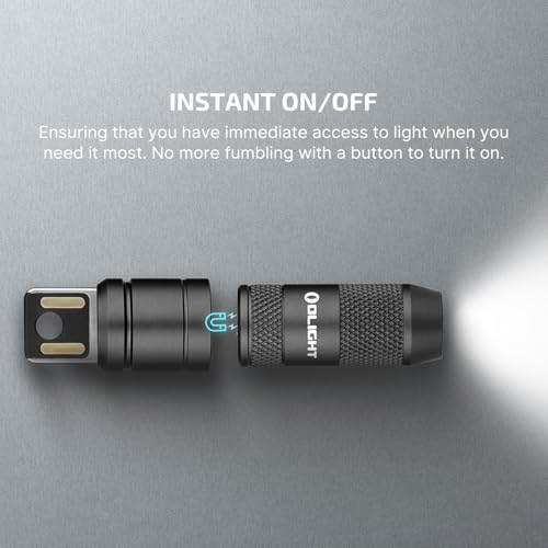 olight imini 2 edc rechargeable keychain flashlight 50 lumens compact and portable mini led keyring lights with built-in battery ideal for everyday carry and emergencies black