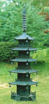 高岡銅器 銅製 五重塔 金属工芸 五重の塔 オブジェ 庭園　インテリア Amazon.co.jp: 庭園 置物 五重の塔 3尺 青銅 (ブロンズ) 製 (高岡銅器