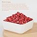 Freeze Dried Strawberries Pieces 8 Oz - Natural Sweet Frozen Strawberrys, No Additives, No Sugar, Dry Strawberry Fruit Flakes for Baking, Oatmeal, Cooking