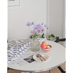 Kamang Artificial Poppy Purple Silk Flowers (6 Stems) for Home Decor. Faux Poppy Flower Centerpiece. Artificial Purple Silk Flower Arrangement. Purple Floral Arrangements Centerpieces (Purple) Kamang Artificial Poppy Purple Silk Flowers 6 Stems for Home Decor Faux Poppy Flower Centerpiece Artificial Purple Silk Flower Arrangement Purple Floral Arrangements Centerpieces Purple