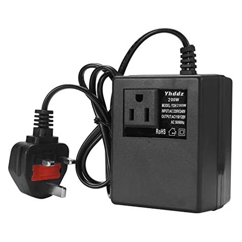 200W Voltage Converter, 110V to 220V Intelligent Efficient Adapter Power Transformer for Electrical Components Accessories Cover