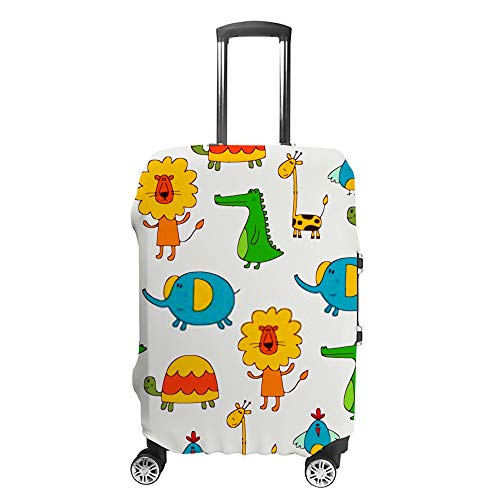 Housse de valise lavable animaux pour éviter rayures et salissures de soute