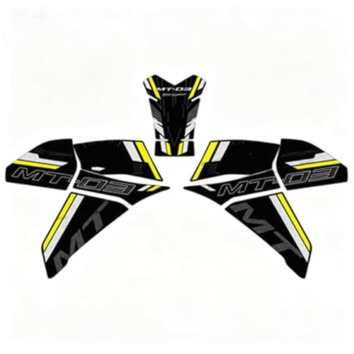 Empuñaduras de tanque antideslizantes para Yamaha MT-03 agarre lateral de rodilla