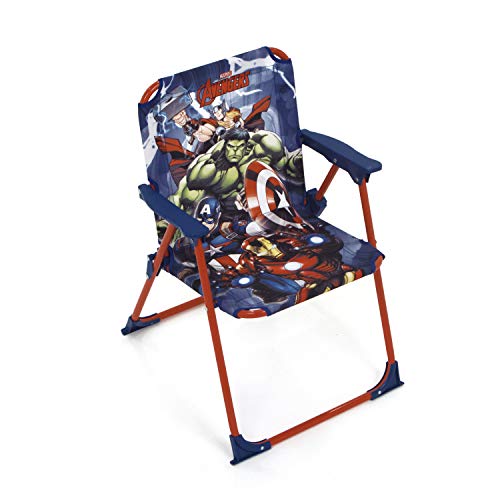 ARDITEX Silla Plegable para niños bajo Licencia Avengers en Metal Dimensiones: 38 x 32 x 53 cm, Tela, 38 x 32 x 53 cm