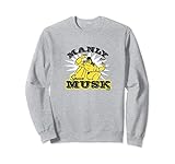 Space Ghost Vintage Manly Brand Space Musk Distressed Pose Sweatshirt