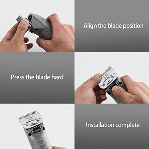 10 Blade Dog Grooming Detachable Ceramic Blade Compatible with Andis