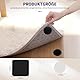 ePicsoa 13 Stück Teppichgreifer Antirutschmatte, Teppich Antirutsch Pads, Waschbare Anti Rutsch Teppichunterlage, Wiederverwendbare, Quadratischer Rund Teppichstopper für Fliese Holz Marmor Böden