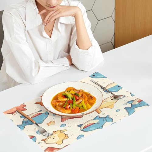 Sets de table antidérapants pour éviter les taches et préserver la table - 7