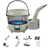 Dampfreiniger Handgerät, 2500W Leistungsstarker Steam Cleaner mit 6 Bürstenköpfen, Mehrzweck Dampfreiniger für die Tiefenreinigung von Polstermöbeln, Auto, Küche, Bad, Fliesen