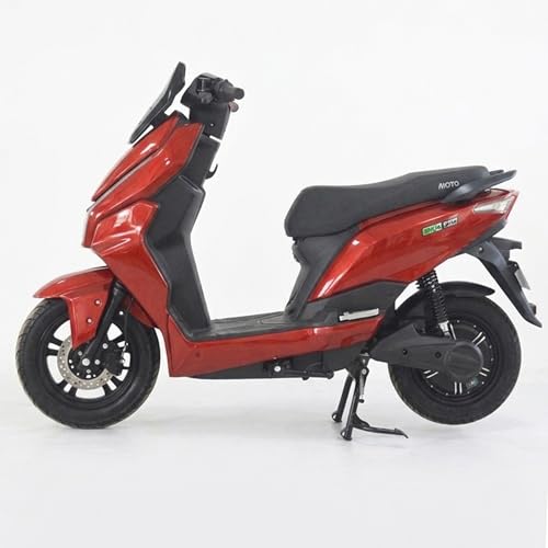 Image of Ryoto Electric Scooter with 60V 45Ah Battery, 50 Km /h Speed, Hub Motor, Fast Charging, Digital Display, Disc Brakes, Tubeless Tyres, Eco-Friendly EV Scooter (Red)