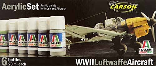 Italeri 436AP 510000436 - Acryl Set WWII Luftwaffe Flugzeug, 20 ml (6er Pack) – Bild 3