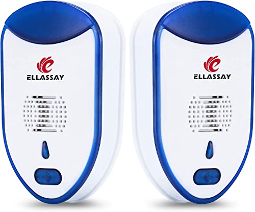 Ultrasonic Pest Repeller Pest Reject 2 Packs Electronic Pest Control Plug In Home Indoor Pest Repellent - Get Rid Of Mice, Roaches, Bugs, Fleas, Mosquitoes, Spiders #TOP2