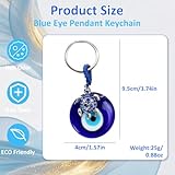 Zoom IMG-1 blu portachiavi occhio malvagio portafortuna Zoom IMG-1 blu portachiavi occhio malvagio portafortuna