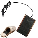 Riscaldamento USB in fibra di carbonio: fornisce calore veloce e costante per i piedi utilizzando la tecnologia in fibra di carbonio che fornisce calore per mani, calze, scarpe o applicazioni topi mantenendo gli utenti comodi durante le fredde attività indoor o outdoor