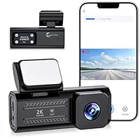 2K Full HD Dash Camera, WiFi APP, 170-deg, Night Vision only .99: eDeal Info