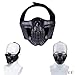ACEXIER Military Tactical Airsoft Paintball Skull Mask Lower Half Face CS Wargame Field Hunting Protective Shooting Masks Party Supplies (CF)