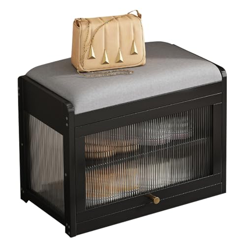 Banc de rangement à chaussures capacité 150 kg pour l'entrée - 2