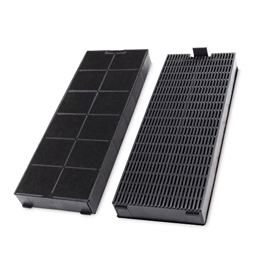 Lot de 2 filtres à charbon actif DL-pro pour hotte Gorenje 182192 Candy 49016876 Type K