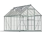 Palram Canopia Hybrid Greenhouse (6x12, Silver)