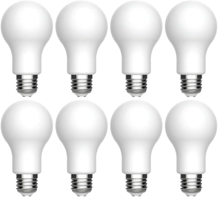 Miniatura 2 de GE Refresh Arctic White - Bombillas LED regulables de 60 W EQ A19 (8 unidades)