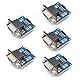 GERUI 5PCS MAX3232 3.3V zu 5V DB9 Männlich RS232 Serieller Prot zu TTL Konverter Modul Wurzelstecker für Ausrüstungs-Upgrades wie DVD