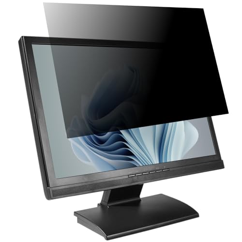 【10枚セット】 LOE(ロエ) 汎用 22インチ 16:10 PCモニター用 覗き見防止フィルム プライバシーフィルター 【ブルーライトカット】 光沢/非光沢 両面対応 PC 画面 反射防止 パソコン のぞき見防止 (474x296mm)