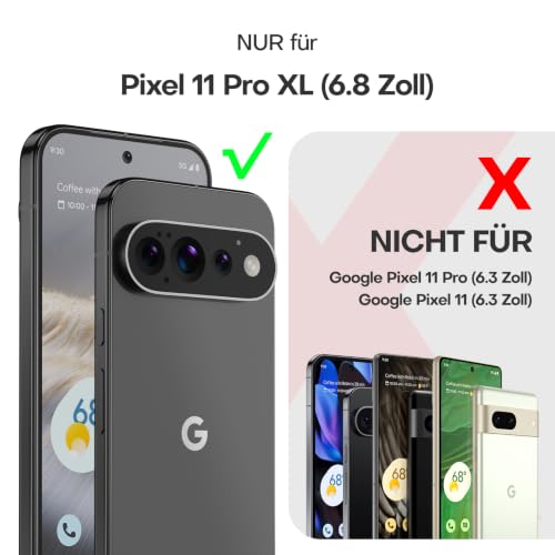TAURI Hülle für Google Pixel 11 Pro XL 6,8 Zoll - Durchsichtig – Ansicht 2
