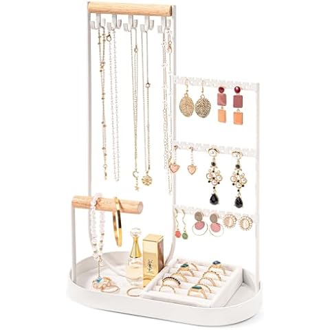 Procase Porte Bijoux en Métal et Bois Cover