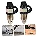 ABOOFAN 2pcs Motorcycle Brake Bleeder Nipple Cap Bleeder Screws Caps Brake Grease Fitting Car