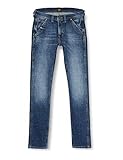 Denim Stretch Lee Mens Logger Luke Jeans, MID Bold Kansas, 31/34