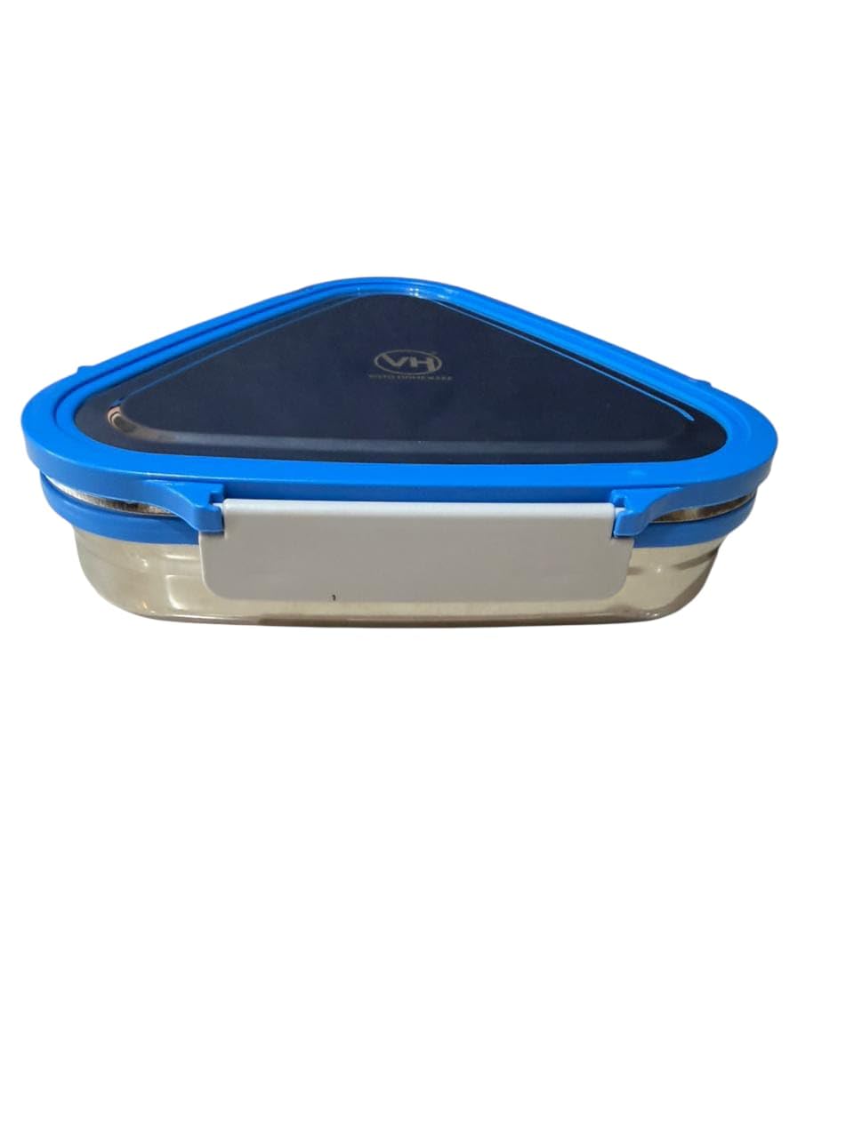 Buy VH Trinex Stainless Steel Lunch Box, Triangle Shape, Blue