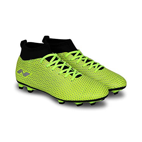 Image of Nivia Synthetic Pro Encounter 6.0 Football Stud, (Fluroscent Green) UK - 10