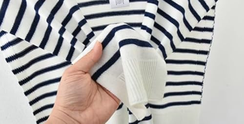 Womens Striped Pashmina Shawls and Wraps Knitted Sweater Casual Shawl Wraps Scarf Cardigan Cape Cashmere Shoulder Top3