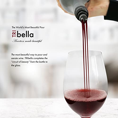 Tribella Air Speed Wine Aerator, Drip-Free, Artisan Wine Pourer With Polycarbonate Base And Acrylic Spouts, Wine Accessories For Refined Flavor And Aroma, Wine Gifts For Aficionados, Comes With A Case #TOP1