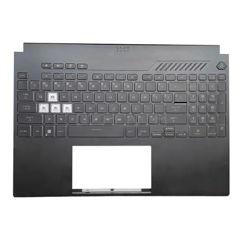 Laptop Keyboard ， Compatible for ASUS ，TUF ，Gaming ，FX507 FA507 FX507Z A15 F15 (2022 Year) ， Palmrest Upper Top Case with US Backlit Keyboard