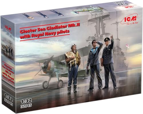 Maquette Gloster Sea Gladiator MK.II 1:32 avec pilote, le cadeau idéal pour collectionneur
