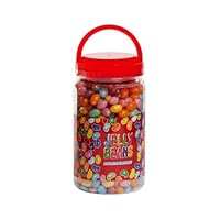 Katsy Style - Assorted Flavour Jelly Bean Jar, 908g, Vibrant Colours and Fruity Flavours, Glazed with Carnauba Wax and Shellac, Perfect for Sharing, Fun and Tasty Treat, Pack of 1