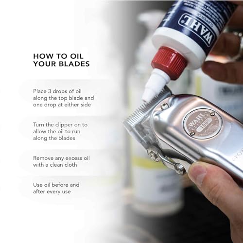 Wahl Clipper-Öl 118 ml, Klingenpflege, Schutz vor Abstumpfung – Ansicht 2