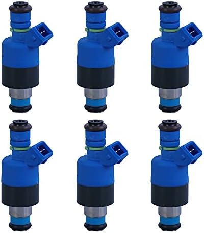 POLEMOTOR Fuel Injectors 17084888 Compatible for Chevrolet Chevy 2.8 3.1 3.3 1985-1993 (Set of 6)