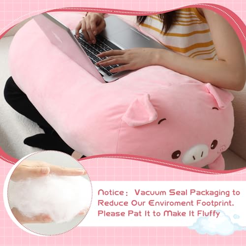 Woanger 35.4 Inches Pig Plush Pillow Cute Pink Soft Plush Body Pillow, Pig by Woanger - Used condition - Image 3