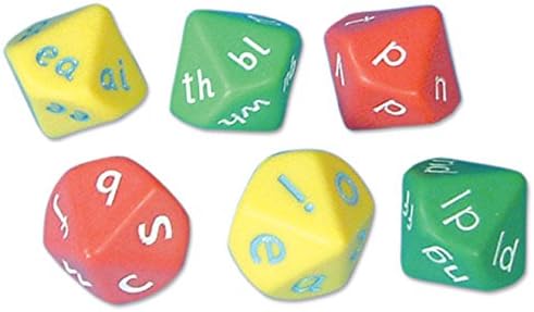 Inspirational Classrooms 3001209 Letter Dice (Pack of 6)