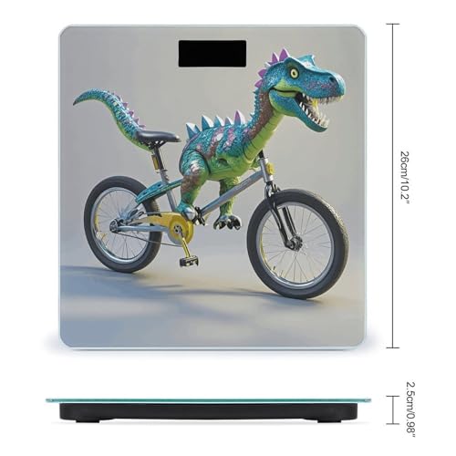 Báscula digital para baño FekiLoot con vidrio templado miniatura 2