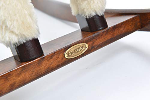 ALANEL T Sehr Hochwertiges Großes Schaukelpferd / Schaukeltier Handarbeit NEU & OVP (White) – Bild 4