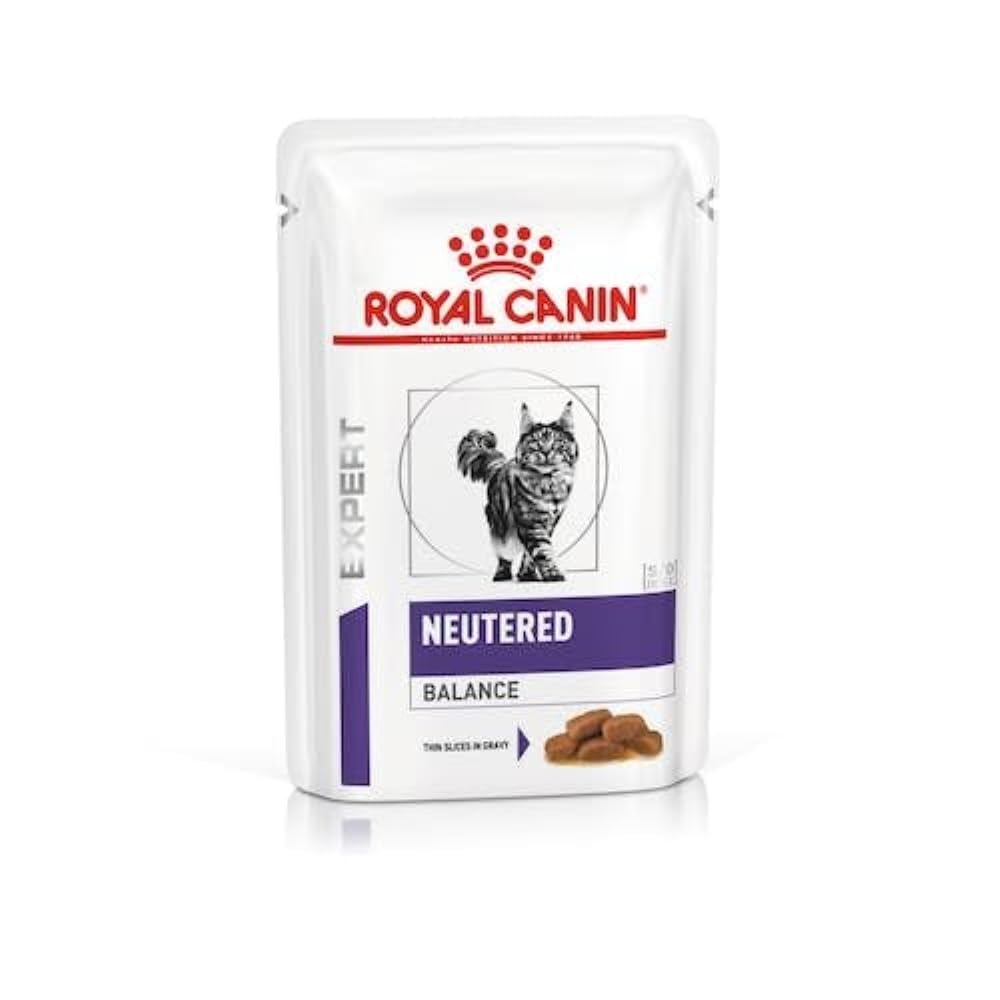 Royal Canin Expert Neutered Balance | 12 x 85 g | Aliment complet pour chats | Nourriture humide pour chats adultes castrés