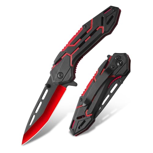 Pocket Knife for Men,3.54' Stainless Steel Blade Cool Folding Knives for Men Women，Small EDC Knife...