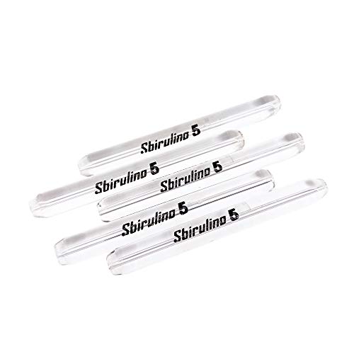 Sbirulino® Set da 5 Pezzi di vetrino da Pesca Modello Slim (5 g)