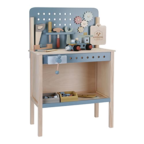 Little Dutch 7079 FSC Holz Spielwerkbank mit Werkzeug