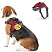 Copatchy No Pull Reflective Adjustable Dog Harness with Handle (Medium Red)