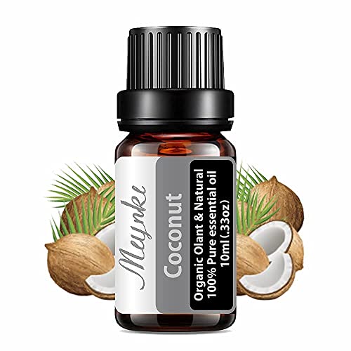 Myrrh Essential Oil And Coconut Essential Oil Organic Plant & Natural 100% Pure Therapeutic Grade Oil Perfect For Diffuser, Humidifier, Massage, Aromatherapy, Skin & Hair Care-2X10Ml #TOP1