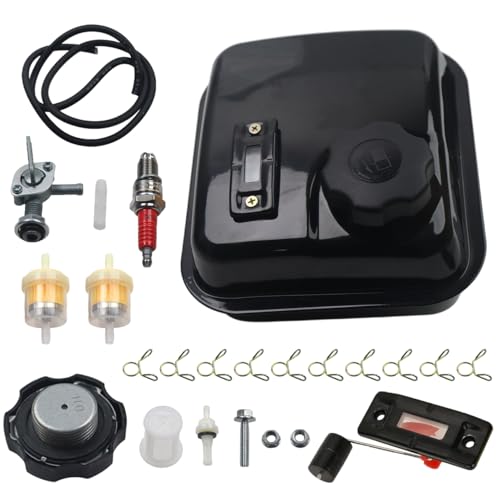 Image of Gas Fuel Tank with Fuel Gauge for Predator 212 Hemi Engine for Honda GX200 GX160 for Coleman CT200U BT200X Baja Warrior MB200 196cc 200cc Mini Bike Go Kart Parts